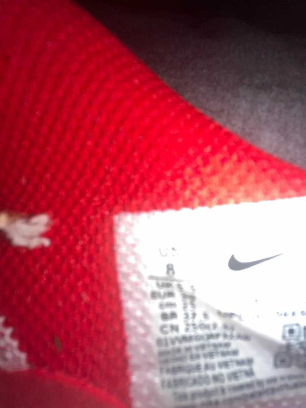 Nike White and Red Training Sneakers - Picture 7 of 10